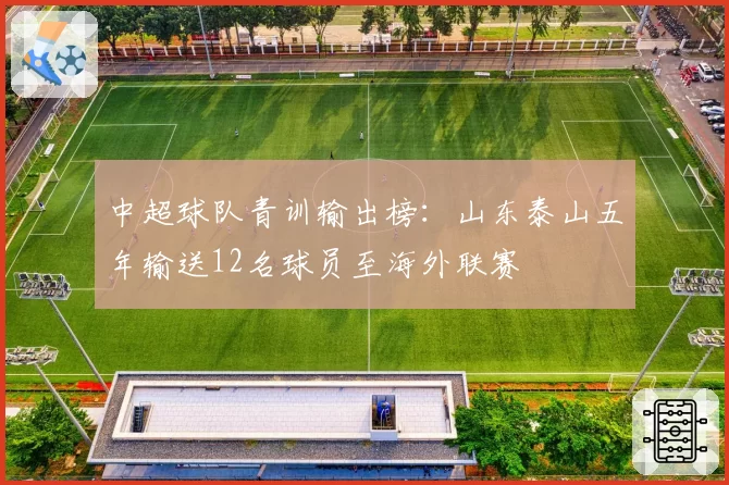 中超球队青训输出榜:山东泰山五年输送12名球员至海外联赛